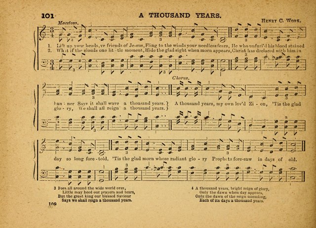 The Jewel: a selection of hymns and tunes for the Sabbath school, designed as a supplement to "The Gem" page 108