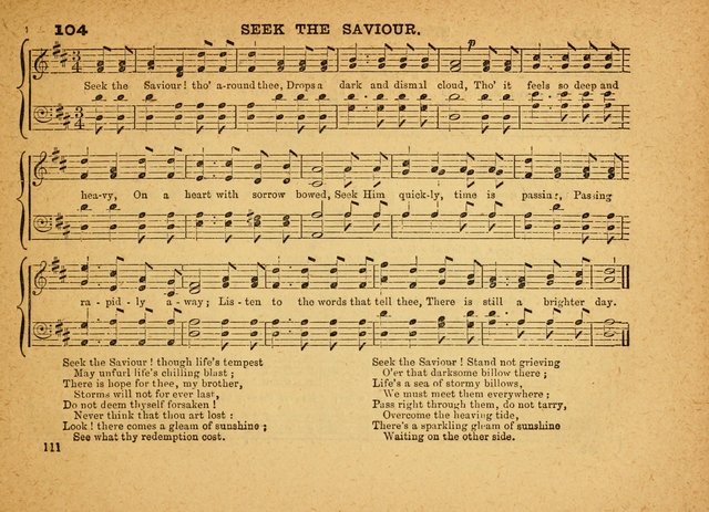 The Jewel: a selection of hymns and tunes for the Sabbath school, designed as a supplement to "The Gem" page 111
