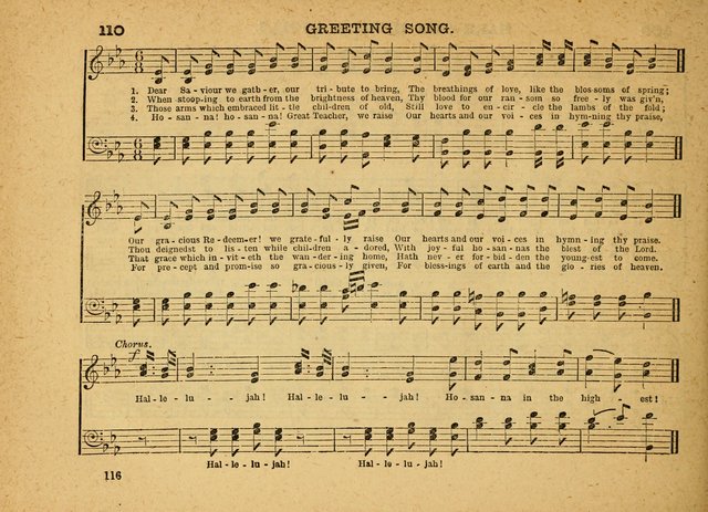 The Jewel: a selection of hymns and tunes for the Sabbath school, designed as a supplement to "The Gem" page 116