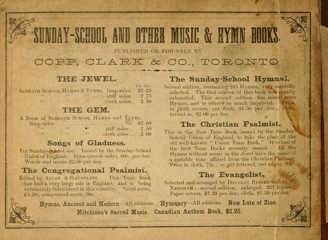 The Jewel: a selection of hymns and tunes for the Sabbath school, designed as a supplement to "The Gem" page 148