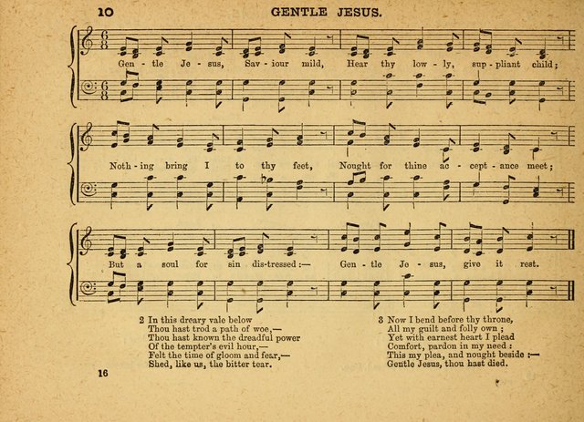 The Jewel: a selection of hymns and tunes for the Sabbath school, designed as a supplement to "The Gem" page 16