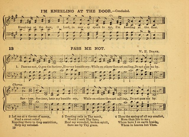 The Jewel: a selection of hymns and tunes for the Sabbath school, designed as a supplement to "The Gem" page 19
