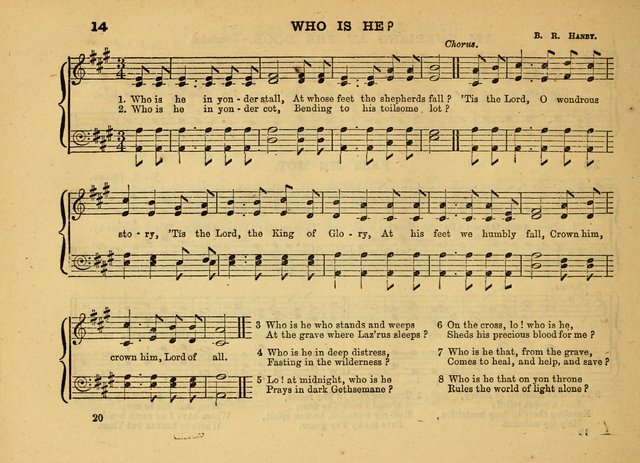 The Jewel: a selection of hymns and tunes for the Sabbath school, designed as a supplement to "The Gem" page 20