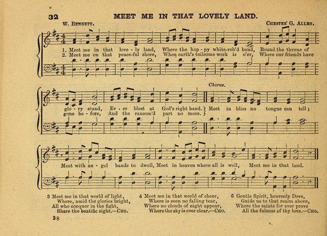 The Jewel: a selection of hymns and tunes for the Sabbath school, designed as a supplement to "The Gem" page 38