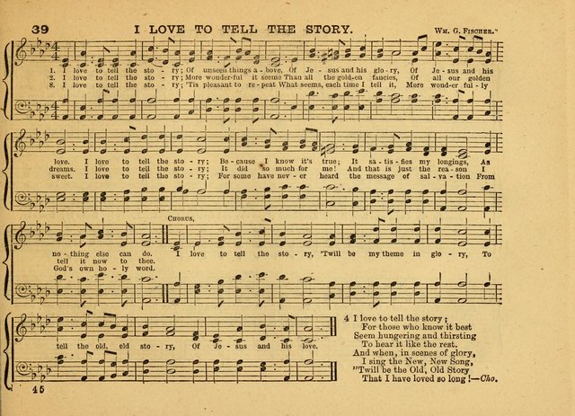 The Jewel: a selection of hymns and tunes for the Sabbath school, designed as a supplement to "The Gem" page 45