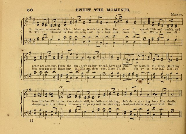 The Jewel: a selection of hymns and tunes for the Sabbath school, designed as a supplement to "The Gem" page 62