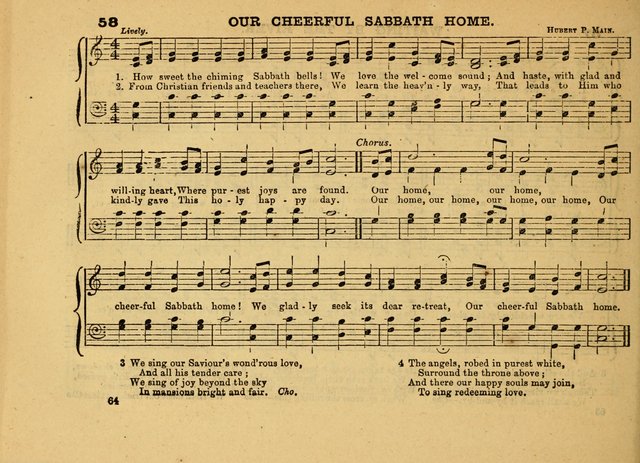 The Jewel: a selection of hymns and tunes for the Sabbath school, designed as a supplement to "The Gem" page 64