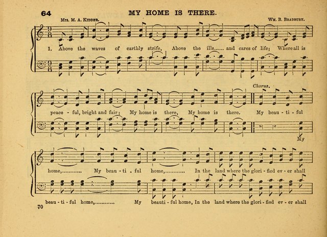 The Jewel: a selection of hymns and tunes for the Sabbath school, designed as a supplement to "The Gem" page 70
