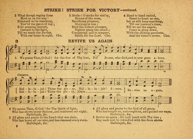 The Jewel: a selection of hymns and tunes for the Sabbath school, designed as a supplement to "The Gem" page 9