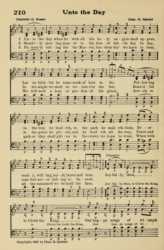 Jubilant Voices for Sunday Schools and Devotional Meetings page 213