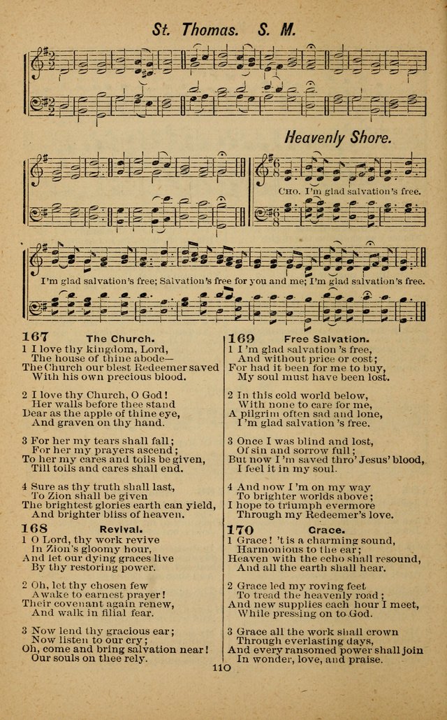 Joy to the World: or, sacred songs for gospel meetings page 110