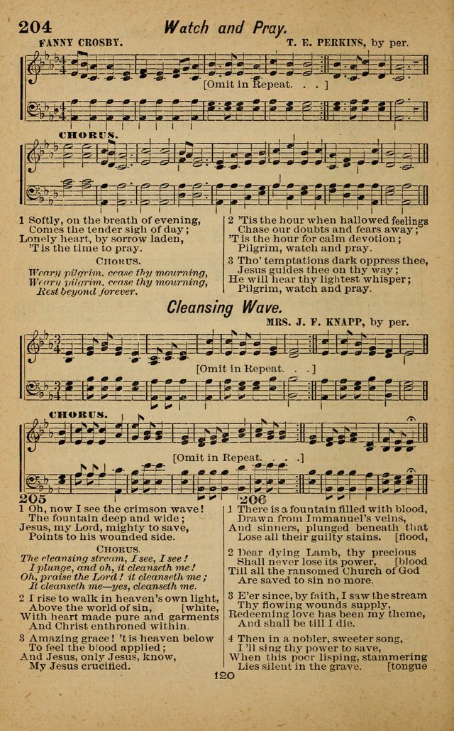 Joy to the World: or, sacred songs for gospel meetings page 120