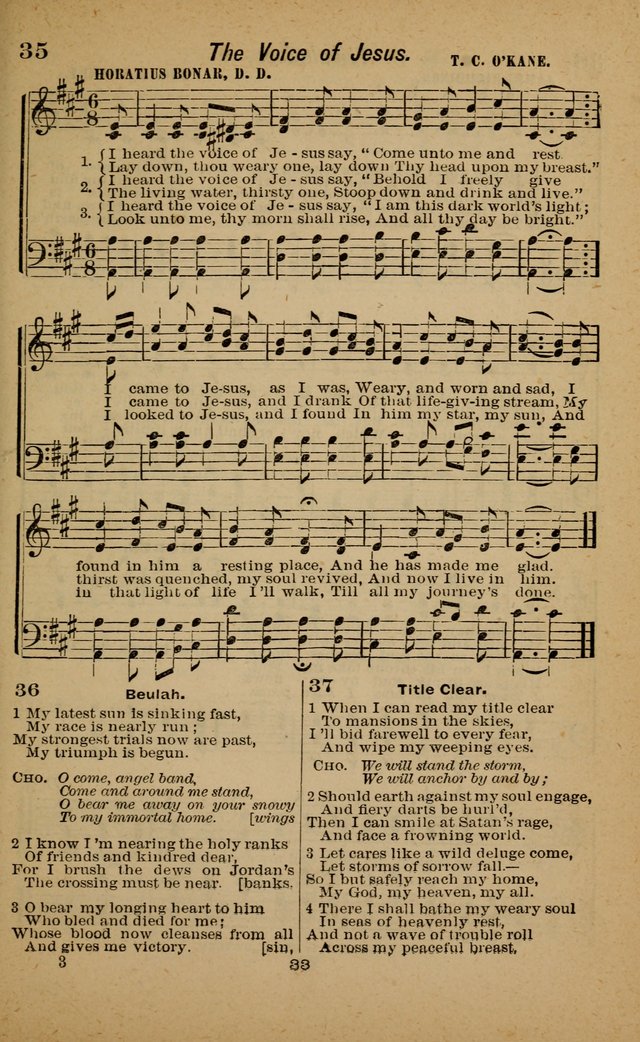 Joy to the World: or, sacred songs for gospel meetings page 33