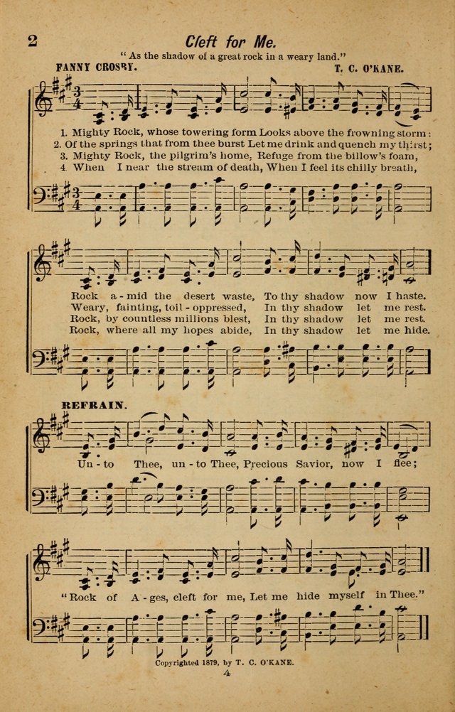Joy to the World: or, sacred songs for gospel meetings page 4