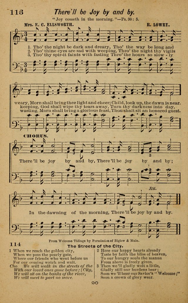 Joy to the World: or, sacred songs for gospel meetings page 90