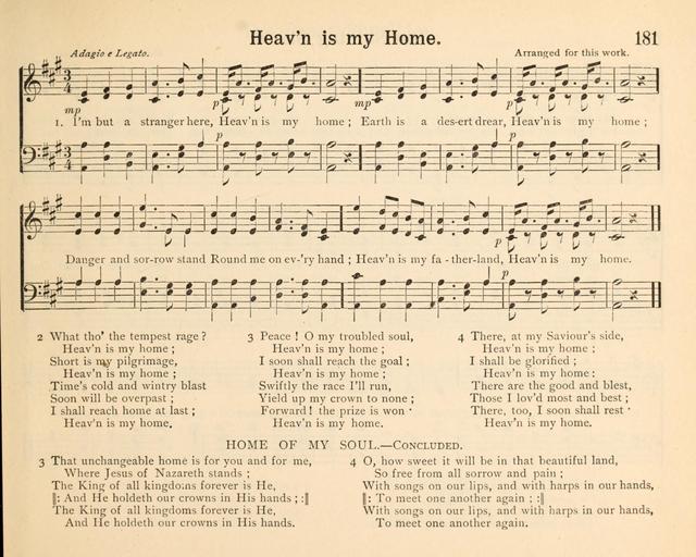 Jewels of Praise: a collection of choice original hymns and tunes suitable for Sunday-Schools, Bible Classes and the Home Circle page 181