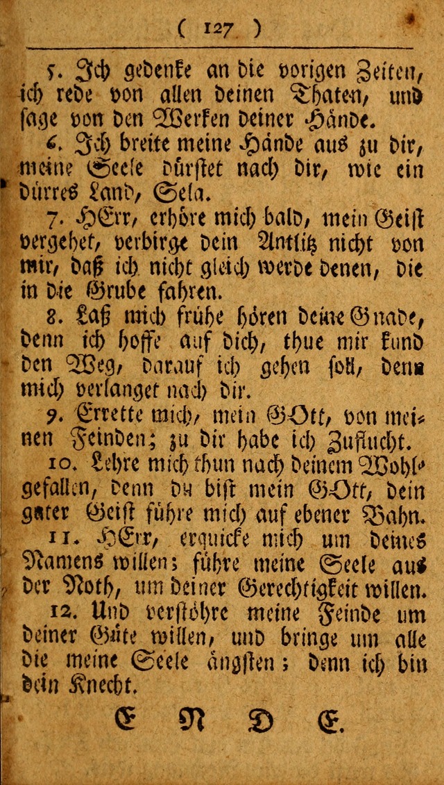 Kleine catechismus des D. Martin Luthers: nebst den gewoÌˆhulichen Morgen-Zisch- und Abend-Gebeten ; welchem die ordnung des heils ... wie auch ... d page 127
