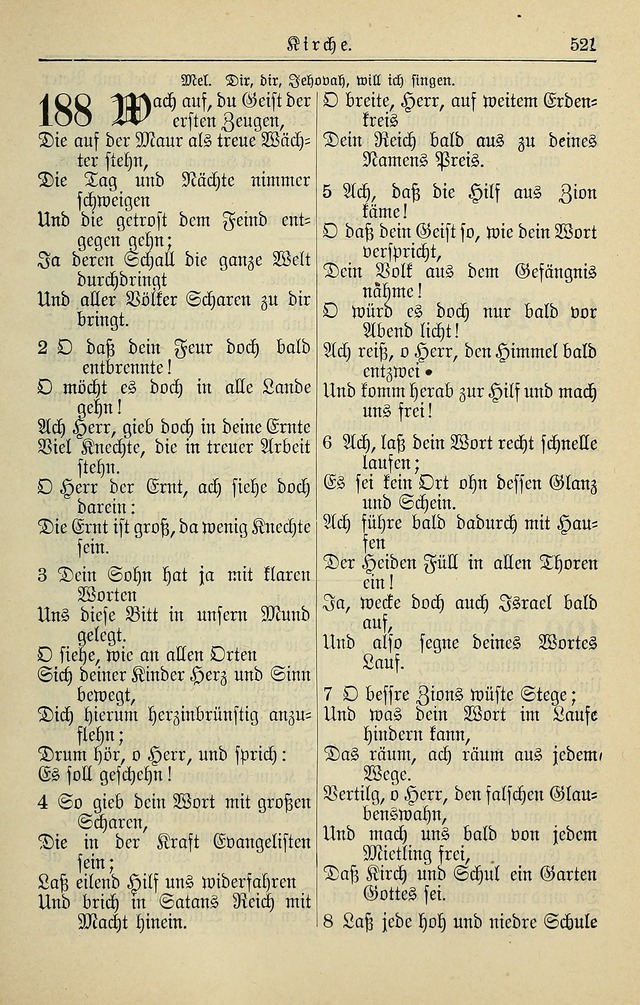 Kirchenbuch für Evangelisch-Lutherische Gemeinden page 521
