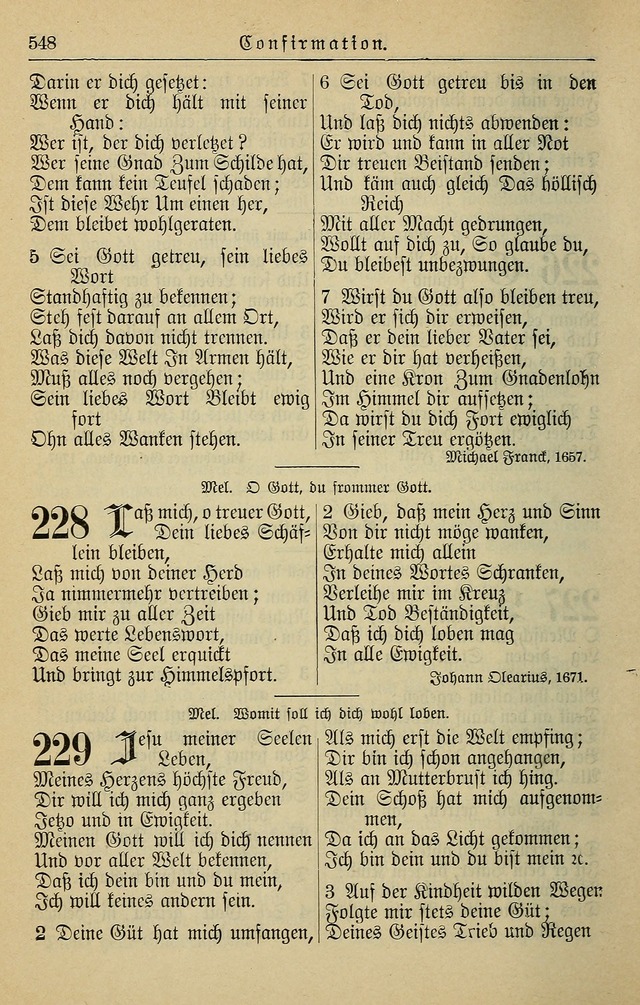 Kirchenbuch für Evangelisch-Lutherische Gemeinden page 548