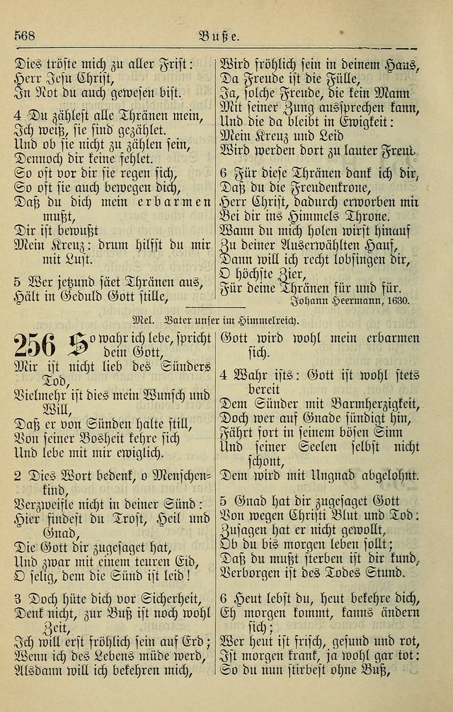 Kirchenbuch für Evangelisch-Lutherische Gemeinden page 568