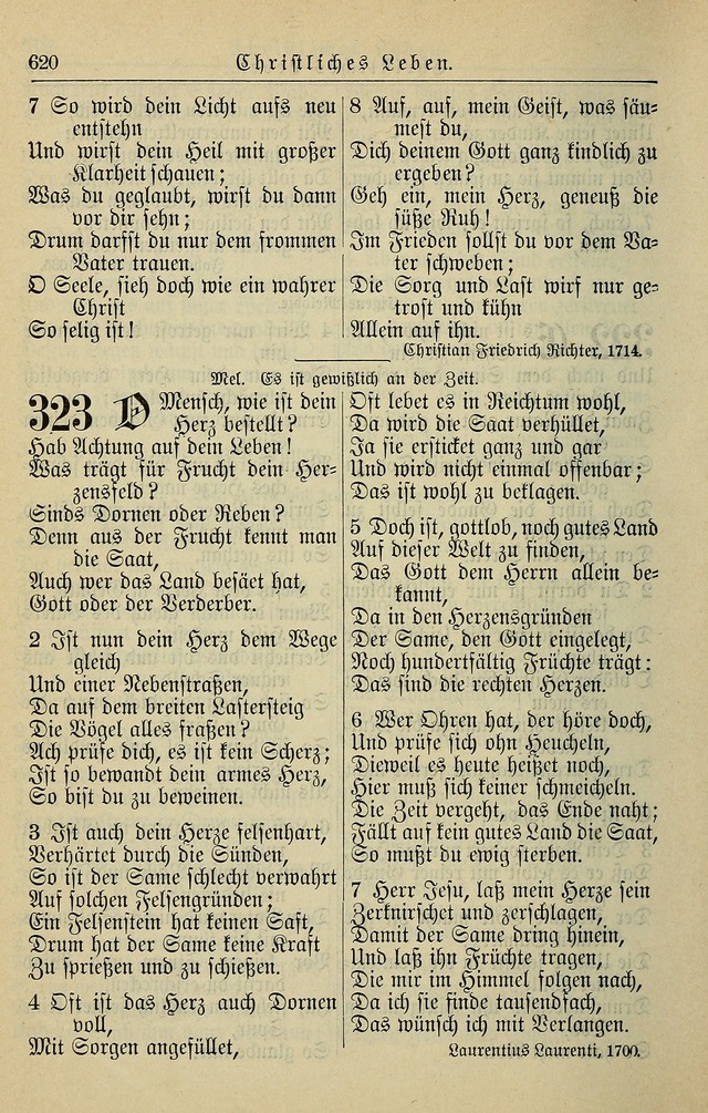 Kirchenbuch für Evangelisch-Lutherische Gemeinden page 620