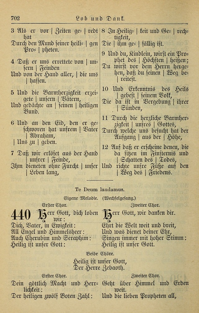 Kirchenbuch für Evangelisch-Lutherische Gemeinden page 702