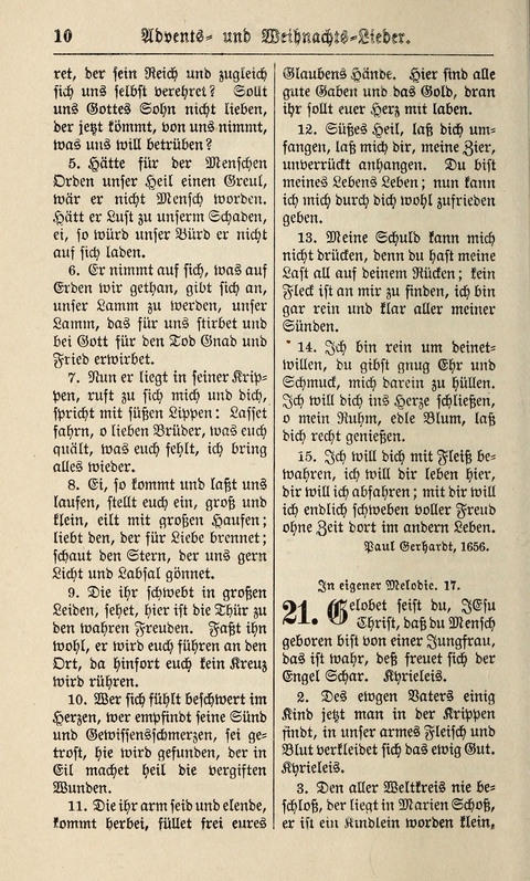 Kirchen-Gesangbuch: für Evangelisch-Lutherische Gemeinden ungeänderter Aubsburgischer Confession page 10