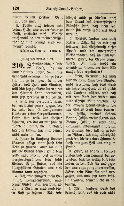Kirchen-Gesangbuch: für Evangelisch-Lutherische Gemeinden ungeänderter Aubsburgischer Confession page 126