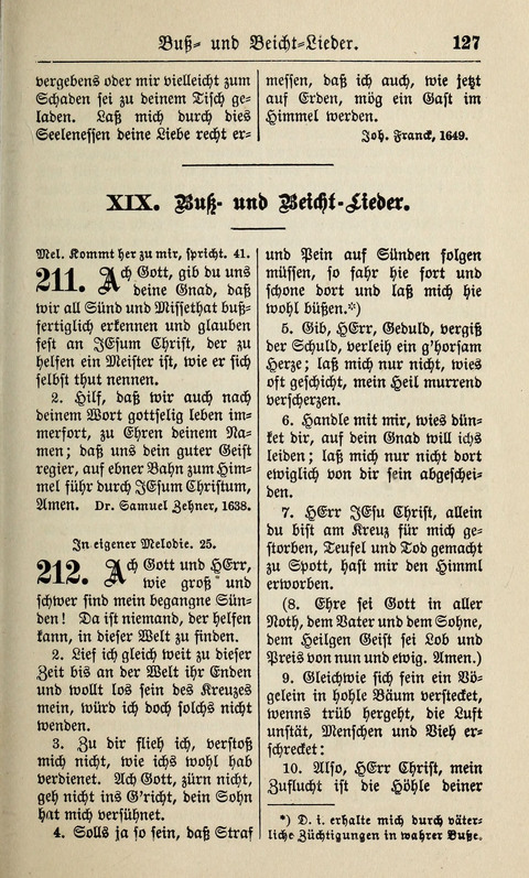 Kirchen-Gesangbuch: für Evangelisch-Lutherische Gemeinden ungeänderter Aubsburgischer Confession page 127