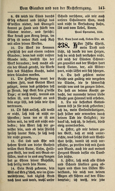 Kirchen-Gesangbuch: für Evangelisch-Lutherische Gemeinden ungeänderter Aubsburgischer Confession page 147