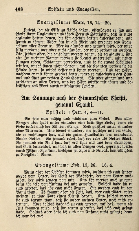 Kirchen-Gesangbuch: für Evangelisch-Lutherische Gemeinden ungeänderter Aubsburgischer Confession page 408