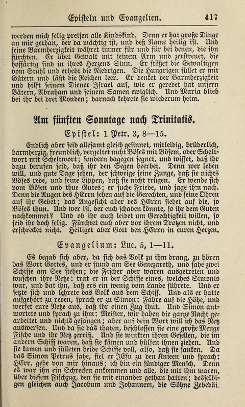 Kirchen-Gesangbuch: für Evangelisch-Lutherische Gemeinden ungeänderter Aubsburgischer Confession page 417