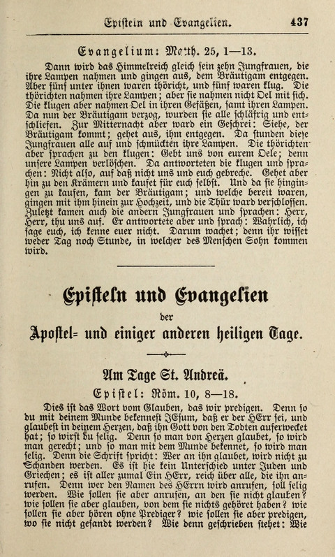 Kirchen-Gesangbuch: für Evangelisch-Lutherische Gemeinden ungeänderter Aubsburgischer Confession page 437