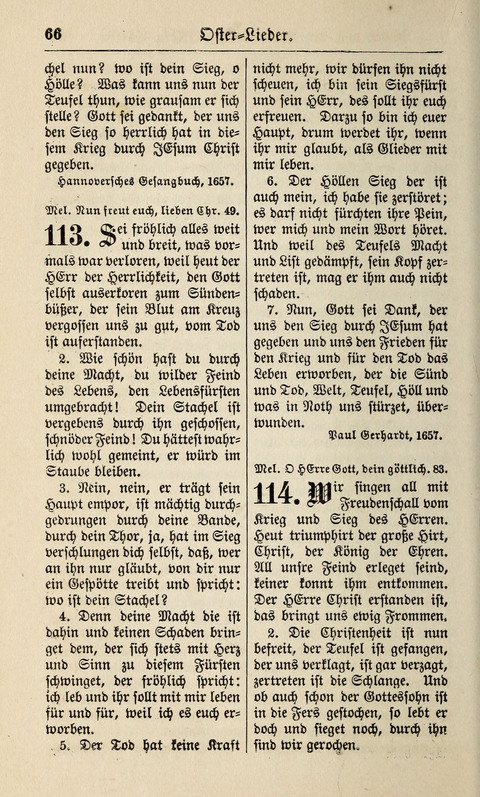 Kirchen-Gesangbuch: für Evangelisch-Lutherische Gemeinden ungeänderter Aubsburgischer Confession page 66