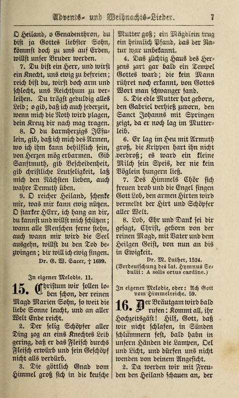 Kirchen-Gesangbuch: für Evangelisch-Lutherische Gemeinden ungeänderter Aubsburgischer Confession page 7