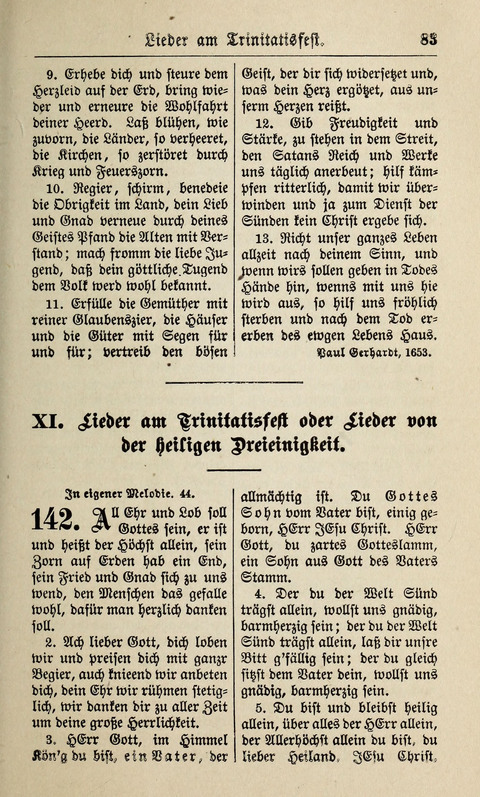 Kirchen-Gesangbuch: für Evangelisch-Lutherische Gemeinden ungeänderter Aubsburgischer Confession page 83
