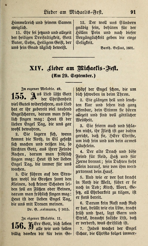 Kirchen-Gesangbuch: für Evangelisch-Lutherische Gemeinden ungeänderter Aubsburgischer Confession page 91