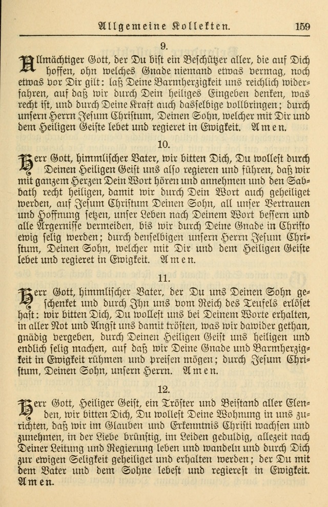 Kirchenbuch für Evangelisch-Lutherische Gemeinden page 159