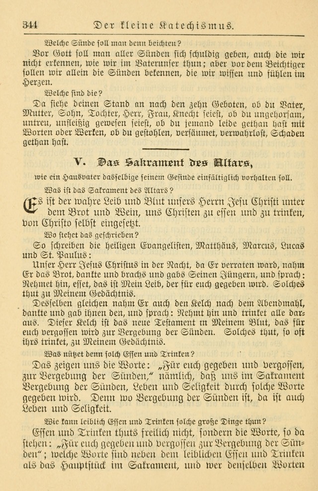 Kirchenbuch für Evangelisch-Lutherische Gemeinden page 344