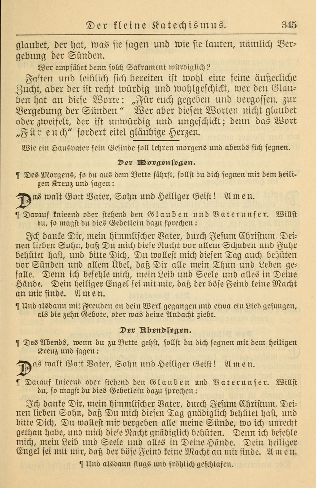 Kirchenbuch für Evangelisch-Lutherische Gemeinden page 345