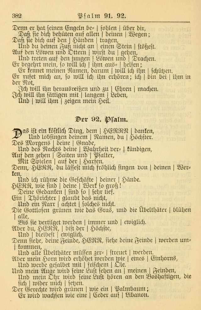 Kirchenbuch für Evangelisch-Lutherische Gemeinden page 382