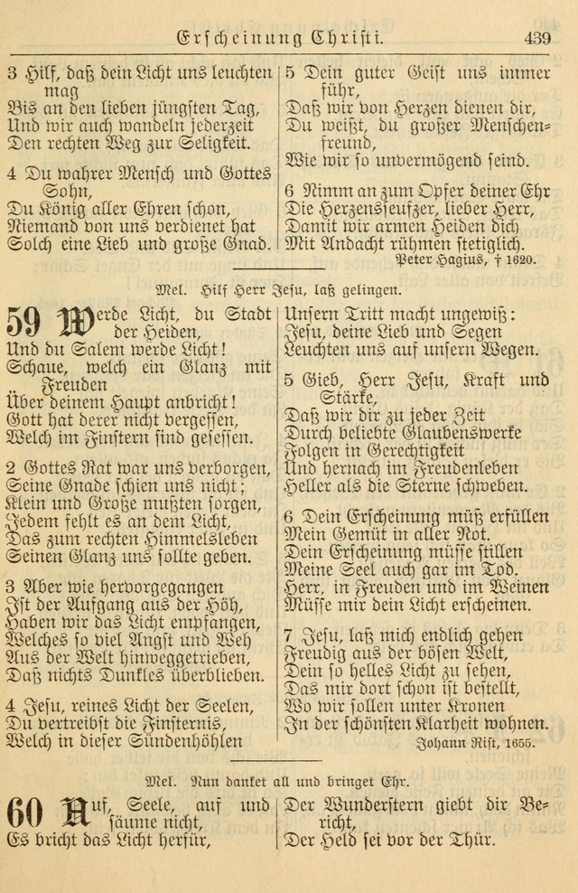 Kirchenbuch für Evangelisch-Lutherische Gemeinden page 439