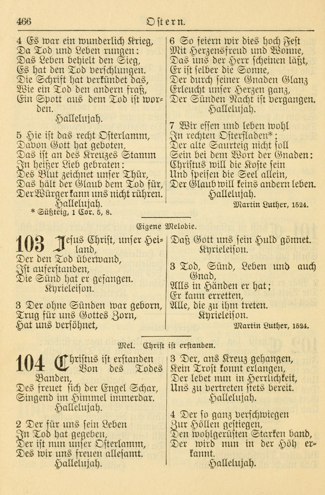 Kirchenbuch für Evangelisch-Lutherische Gemeinden page 466