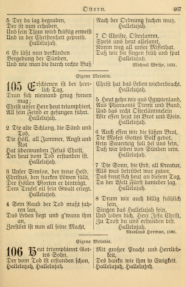 Kirchenbuch für Evangelisch-Lutherische Gemeinden page 467