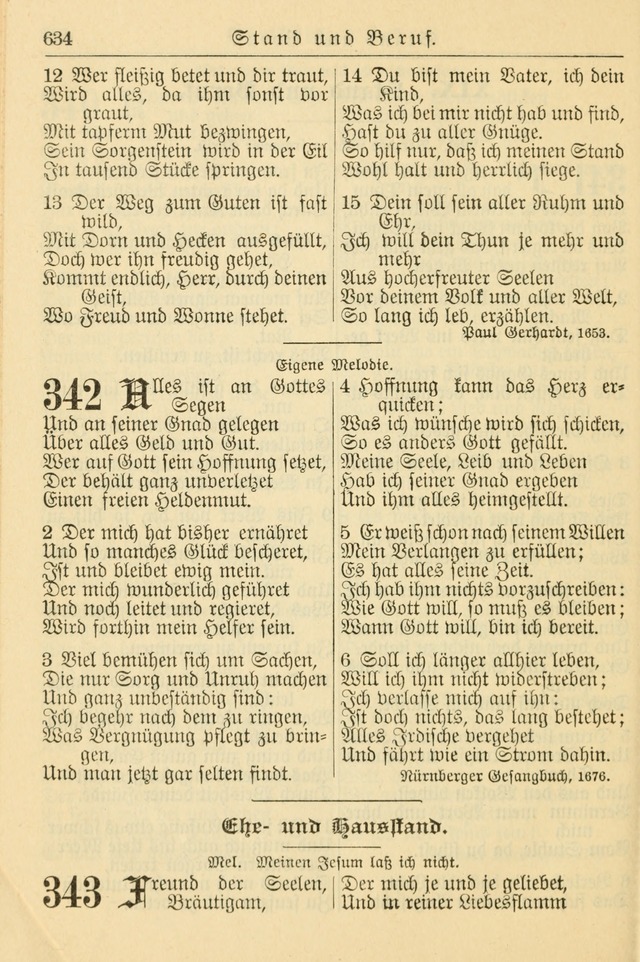 Kirchenbuch für Evangelisch-Lutherische Gemeinden page 634