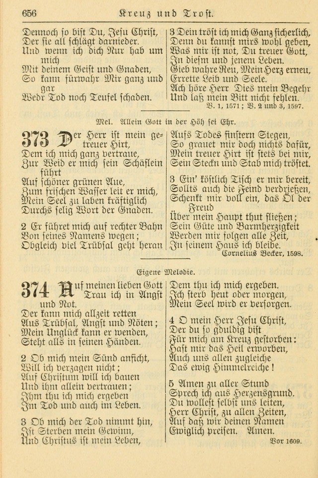 Kirchenbuch für Evangelisch-Lutherische Gemeinden page 656