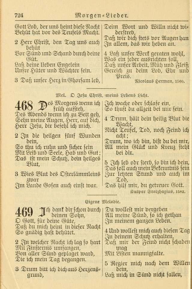 Kirchenbuch für Evangelisch-Lutherische Gemeinden page 724