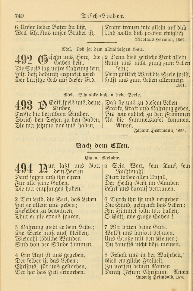 Kirchenbuch für Evangelisch-Lutherische Gemeinden page 740