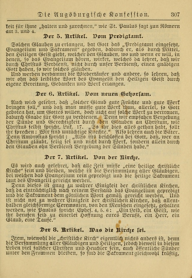 Kirchenbuch für Evangelisch-Lutherische Gemeinden: Herausgegeben von der Allgemeinen Versammlung der Evangelisch-Lutherischen Kirche in Nord Amerika (Neue und Verb. Aus.) page 307