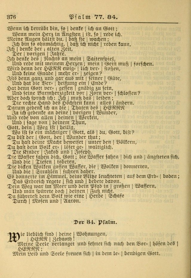 Kirchenbuch für Evangelisch-Lutherische Gemeinden: Herausgegeben von der Allgemeinen Versammlung der Evangelisch-Lutherischen Kirche in Nord Amerika (Neue und Verb. Aus.) page 376
